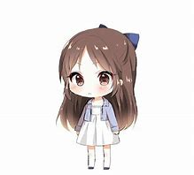 Ảnh Anime Cặp Đôi Học Sinh Nữ Chibi