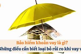 Bảo Hiểm Rủi Ro Khi Vay Ngân Hàng